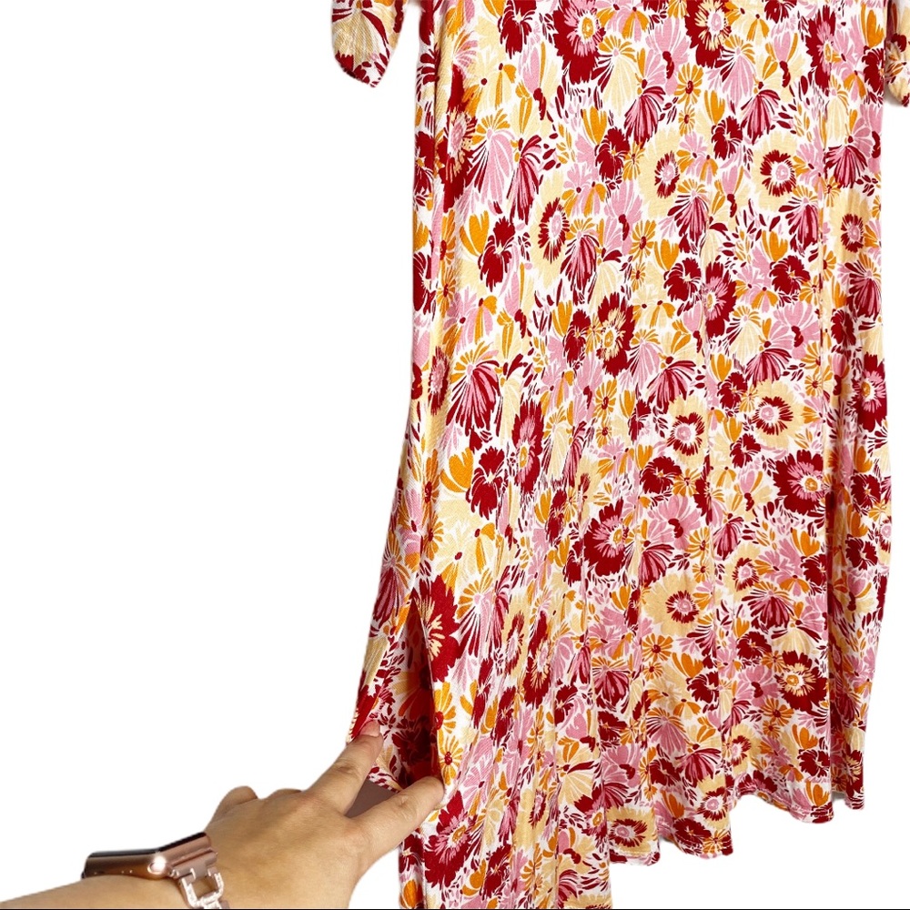 NWT Agnes & Dora Spring Floral Swing Tunic Dress - Picture 5 of 6